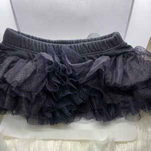 Toddlers black tutu skirt